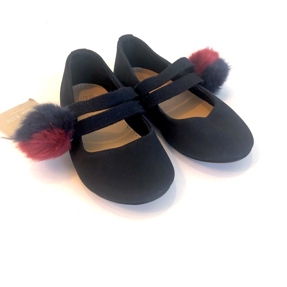 Zara Baby Pom Pom shoes